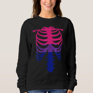 Camiseta Bandeira do Orgulho Bissexual   Esqueleto Caixa To