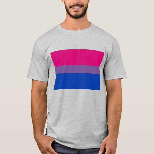 Camiseta Bandeira do Orgulho Bissexual LGBTQ+ (Frente)