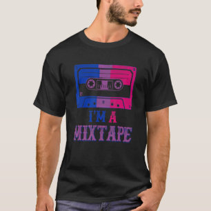 Camiseta Bandeira do Orgulho Bissexual. Sou uma Mixtape Men