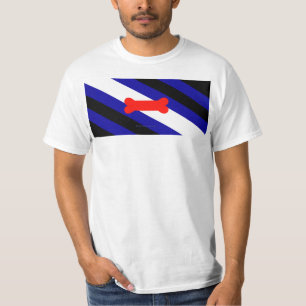 Camiseta Bandeira do orgulho canino da SlipperyJoe expressa