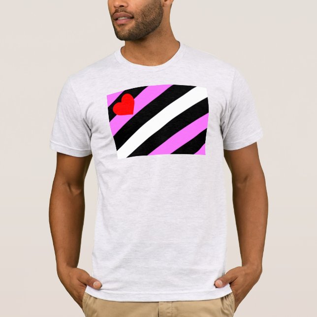 Camiseta Bandeira do Orgulho da Garota de Couro (Frente)