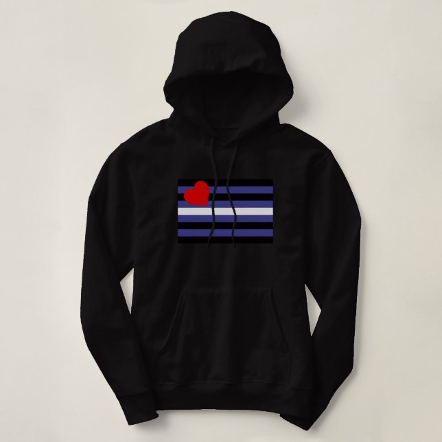 Camiseta Bandeira do Orgulho de Couro (Frente do Design)