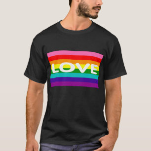 Camiseta Bandeira do orgulho de LGBT