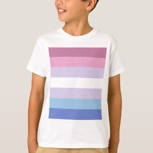 Camiseta bandeira do orgulho do bigender