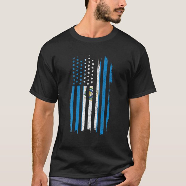 Camiseta Bandeira do Orgulho do Salvador Americano Salvador (Frente)