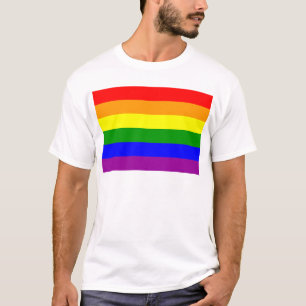 Camiseta Bandeira do Orgulho Gay / Bandeira Arco-Íris