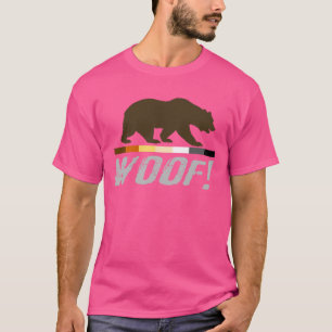 Camiseta Bandeira do Orgulho Gay Bear desgastada WOOF !