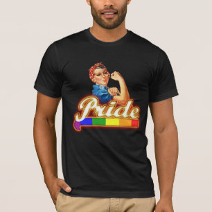 Camiseta Bandeira do orgulho gay Rainbow Nós podemos fazer 