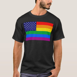 Camiseta Bandeira do Orgulho Gaymericano