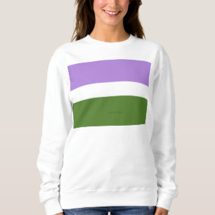 Camiseta Bandeira do orgulho genderqueer SlipperyJoe's lava