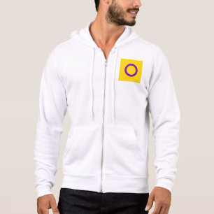 Camiseta Bandeira do orgulho intersexo SlipperyJoe's fundo 
