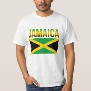 Camiseta Bandeira Do Orgulho Jamaicano Na Jamaica