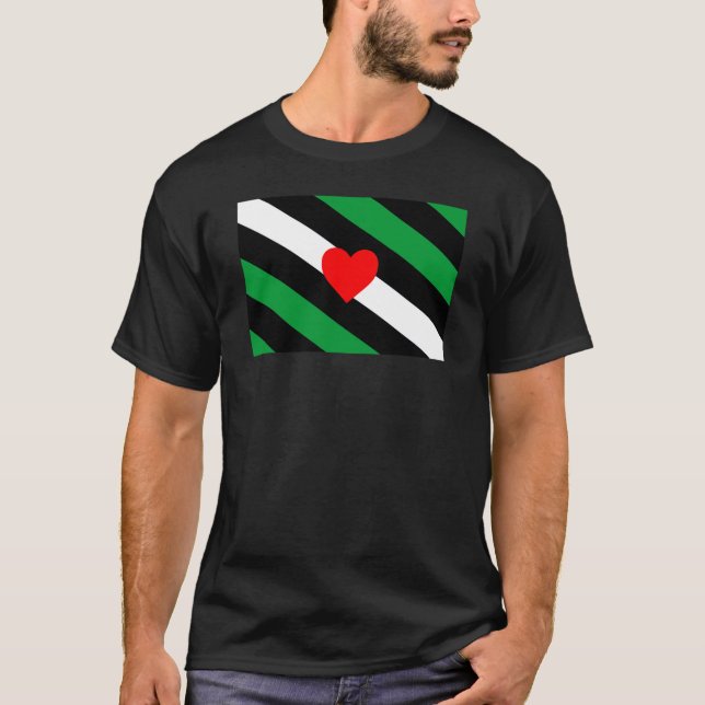 Camiseta Bandeira do Orgulho Leather Boi (Frente)