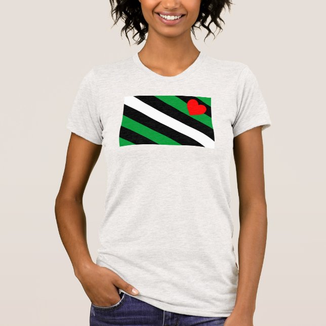 Camiseta Bandeira do Orgulho Leather Boi (Frente)