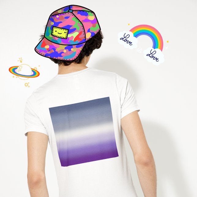 Camiseta Bandeira do Orgulho Lésbico Butch Gradiente – Band (Criador carregado)