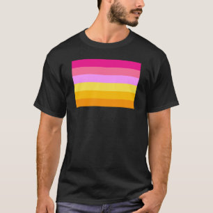 Camiseta Bandeira do Orgulho Lésbico (Dawn)