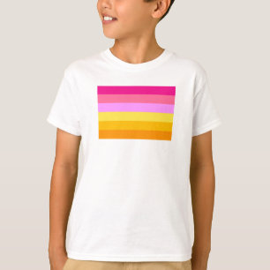 Camiseta Bandeira do Orgulho Lésbico (Dawn)