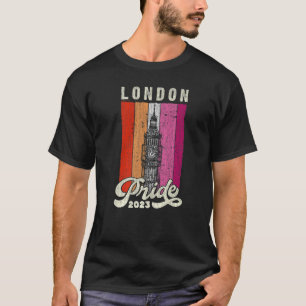 Camiseta Bandeira do Orgulho Lésbico de Londres 2023