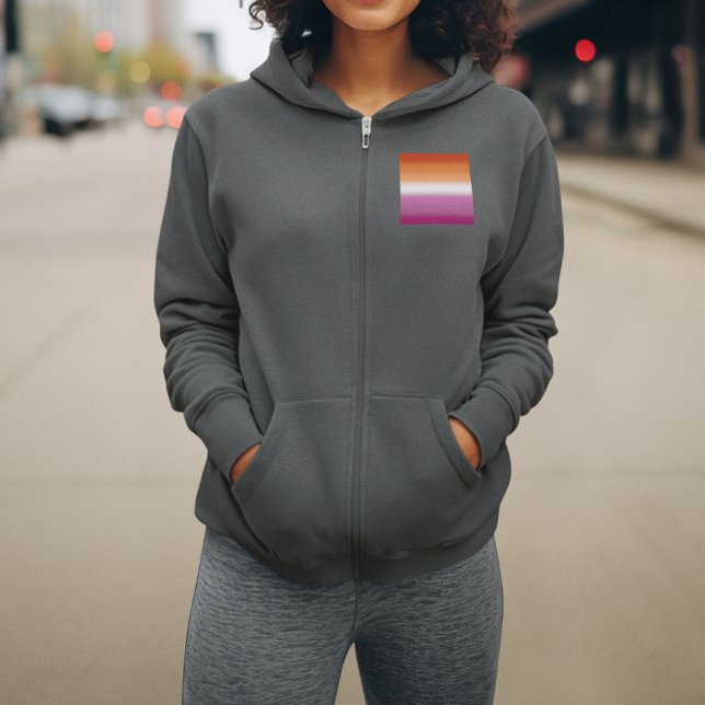 Camiseta Bandeira do Orgulho Lésbico Gradiente - Bandeira L (Criador carregado)