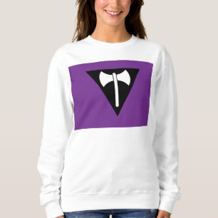 Camiseta bandeira do orgulho lésbico SlipperyJoe feminista