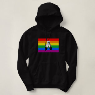 Camiseta Bandeira do Orgulho LGBTQ+ com Duas Espíritos