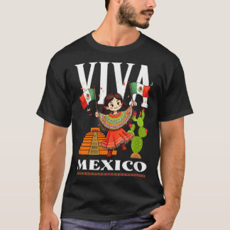 Camiseta bandeira do orgulho mexicano raízes do méxico patr