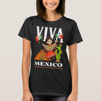 Camiseta bandeira do orgulho mexicano raízes do méxico patr