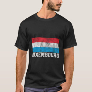 Camiseta Bandeira do Orgulho Nacional do Luxemburgo - Fama 