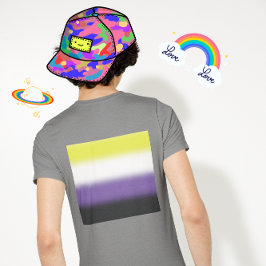 Camiseta Bandeira do Orgulho Não Binário Gradiente – Bandei