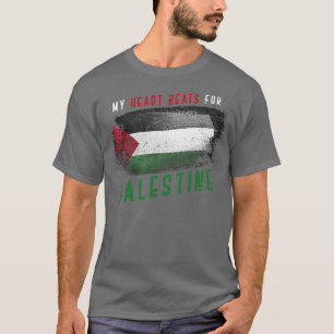 Camiseta Bandeira Do Orgulho Palestiniano Na Palestina