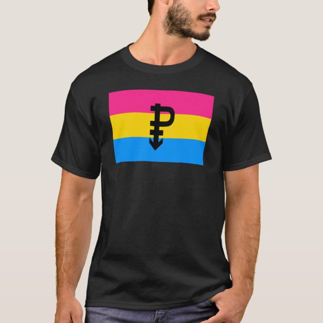 Camiseta Bandeira do Orgulho Pansexual (Frente)