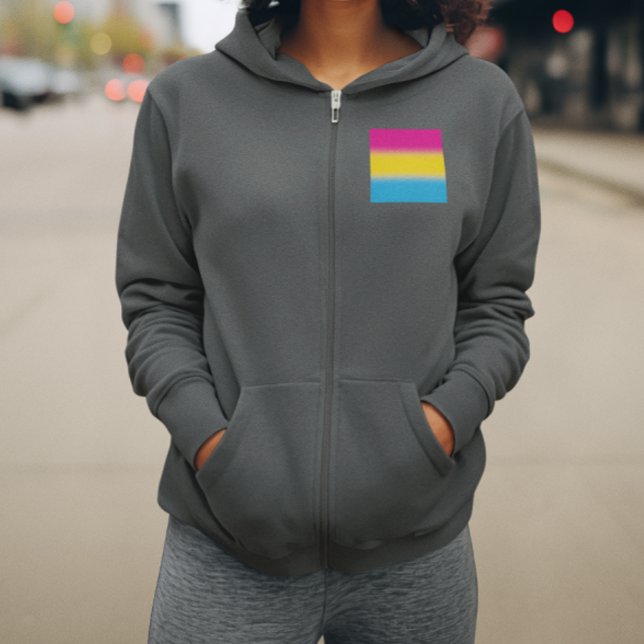 Camiseta Bandeira do Orgulho Pansexual Gradiente – Bandeira (Criador carregado)