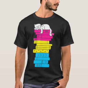 Camiseta Bandeira do Orgulho Pansexual Lgbt Orgulho Gato Fo