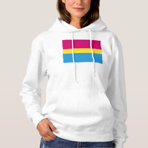 Camiseta bandeira do orgulho pansexual SlipperyJoe rosa âmb