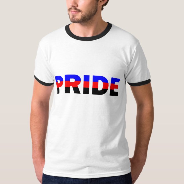 Camiseta Bandeira do Orgulho Poliâmor (Frente)