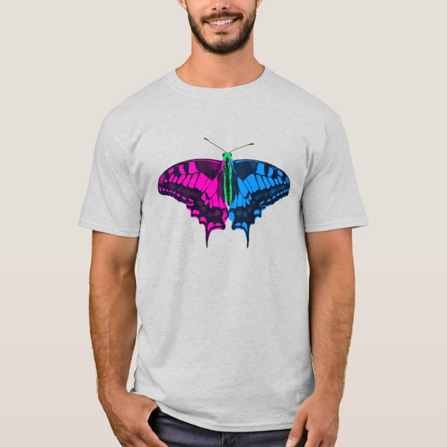 Camiseta Bandeira do Orgulho Polisexual (Frente)