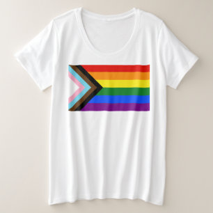 Camiseta Bandeira do Orgulho Progressivo SlipperyJoe's seis