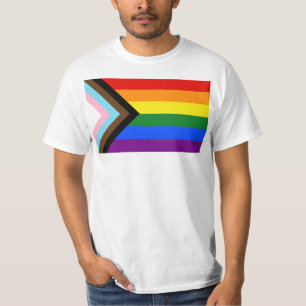 Camiseta Bandeira do Orgulho Progressivo SlipperyJoe's seis
