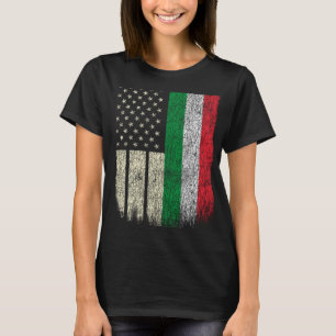 Camiseta Bandeira do Orgulho Raiz Italiano Italiano America