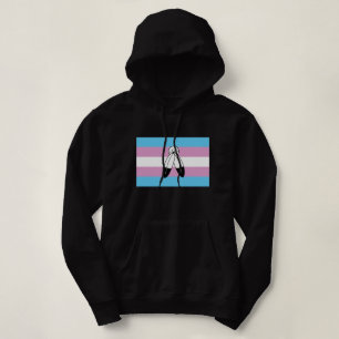 Camiseta Bandeira do Orgulho Trans de Duas Espíritos