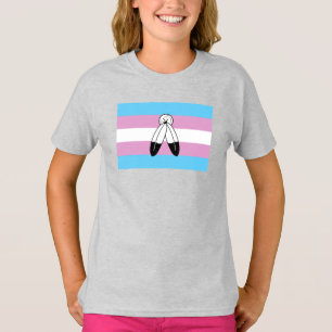 Camiseta Bandeira do Orgulho Trans de Duas Espíritos