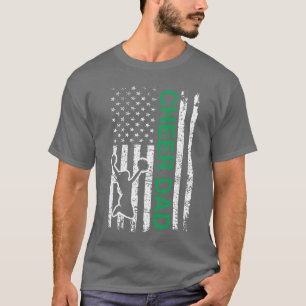 Camiseta Bandeira do Pai do Espírito Verde Família de Líder