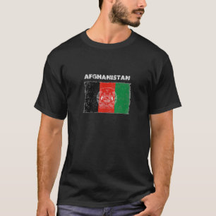 Camiseta Bandeira Do País Afeganistão Com Ruas Ingredientes