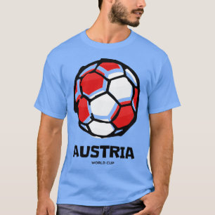 Camiseta Bandeira do país Áustria