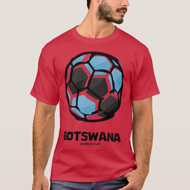 Camiseta Bandeira do País Botsuana (Frente)