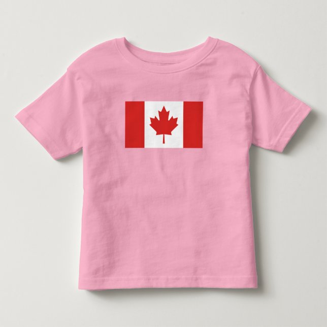 Camiseta Bandeira do país Canadá (Frente)