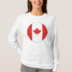 Camiseta Bandeira do país Canadá