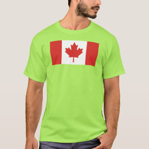 Camiseta Bandeira do país Canadá