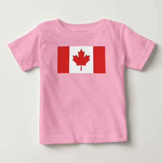 Camiseta Bandeira do país Canadá (Frente)