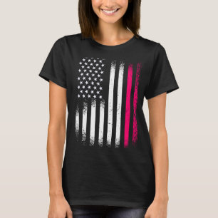 Camiseta Bandeira do País Crescente Patriota Americano da I